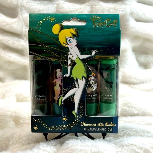 Taste Beauty Other - Disney Tinkerbell 4 Piece Flavored Lip Balm Set